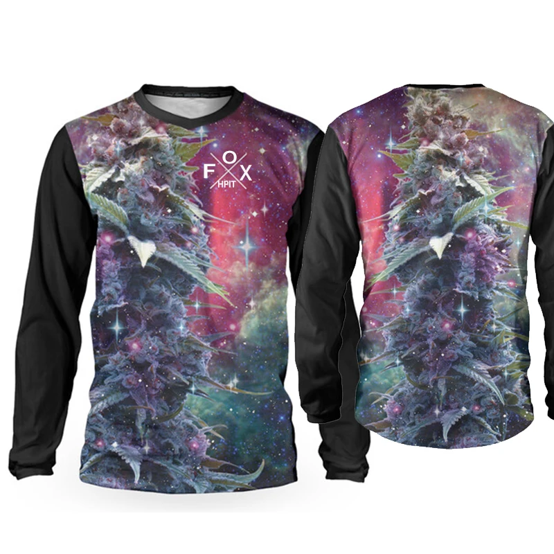

new motorcycle mountain bike team downhill jersey hpit fox MTB Offroad MX bicycle locomotive shirt cross country mountain jersey