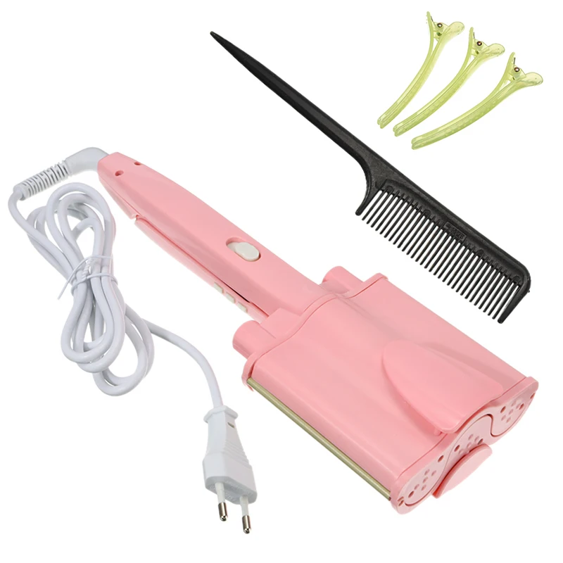 Щипцы для завивки волос с тремя керамическими трубками 26 мм 32 бигуди большими