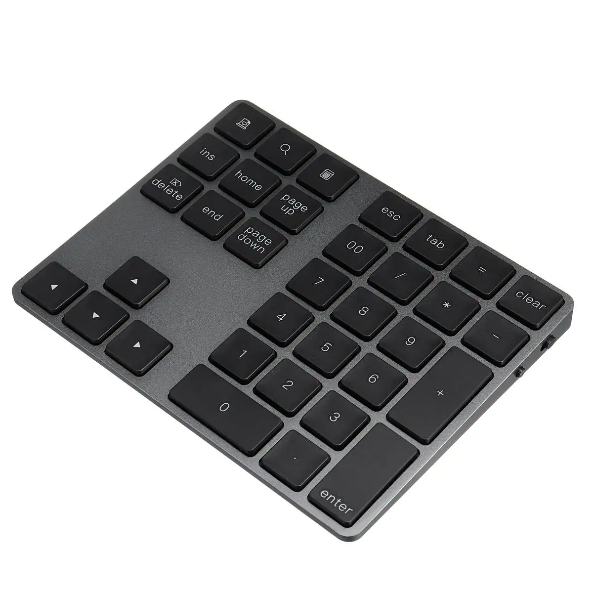 

Wireless bluetooth Numeric Keyboard Keypad External Number Keyboard USB 3.0 HUB Pro Version Aluminum Alloy 34 Keys Keypad