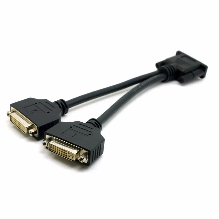 Разветвитель Кабеля-удлинителя с двумя разъемами DVI 24 + 5 15 см | Компьютеры и офис