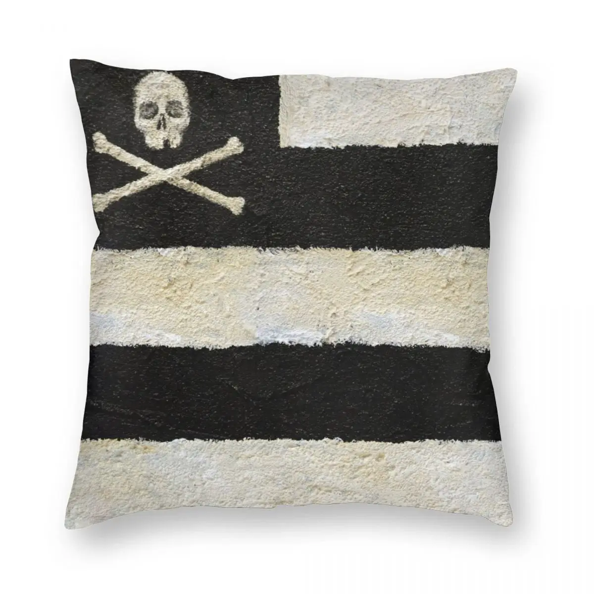 

Skulls Pirate Gothic Art Pillowcase Printing Fabric Cushion Cover Decorative Pillow Case Cover Home Zippered 45X45cm