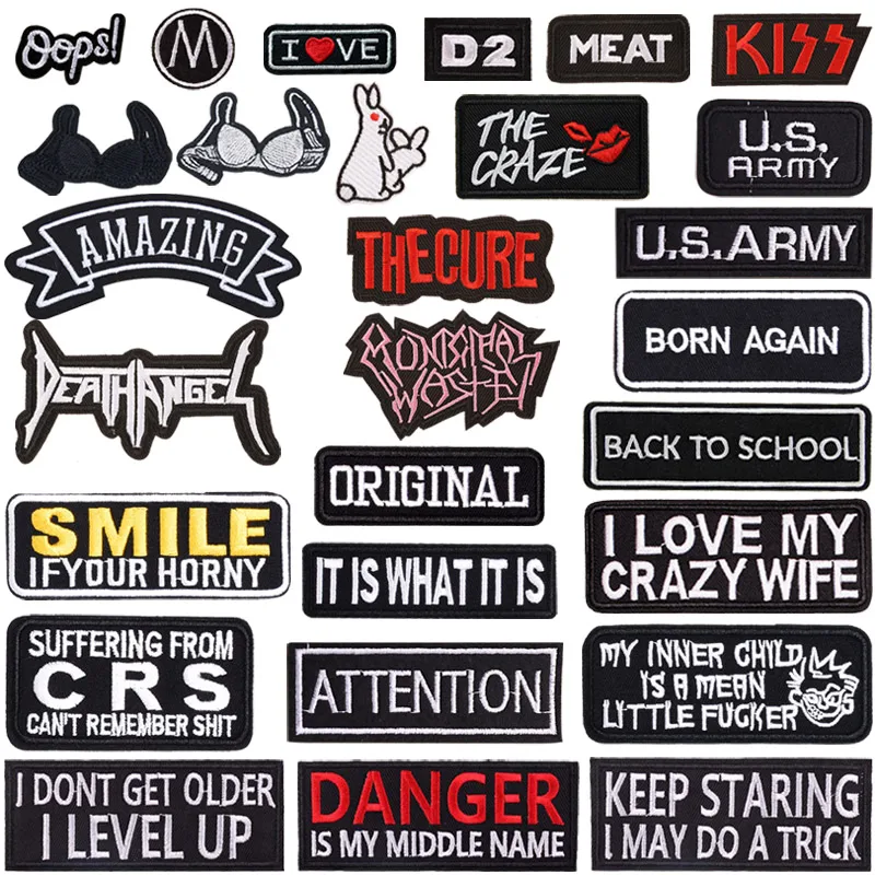 Баннер с надписью лозунг нашивки значки мотоцикл панк вышивка аппликация