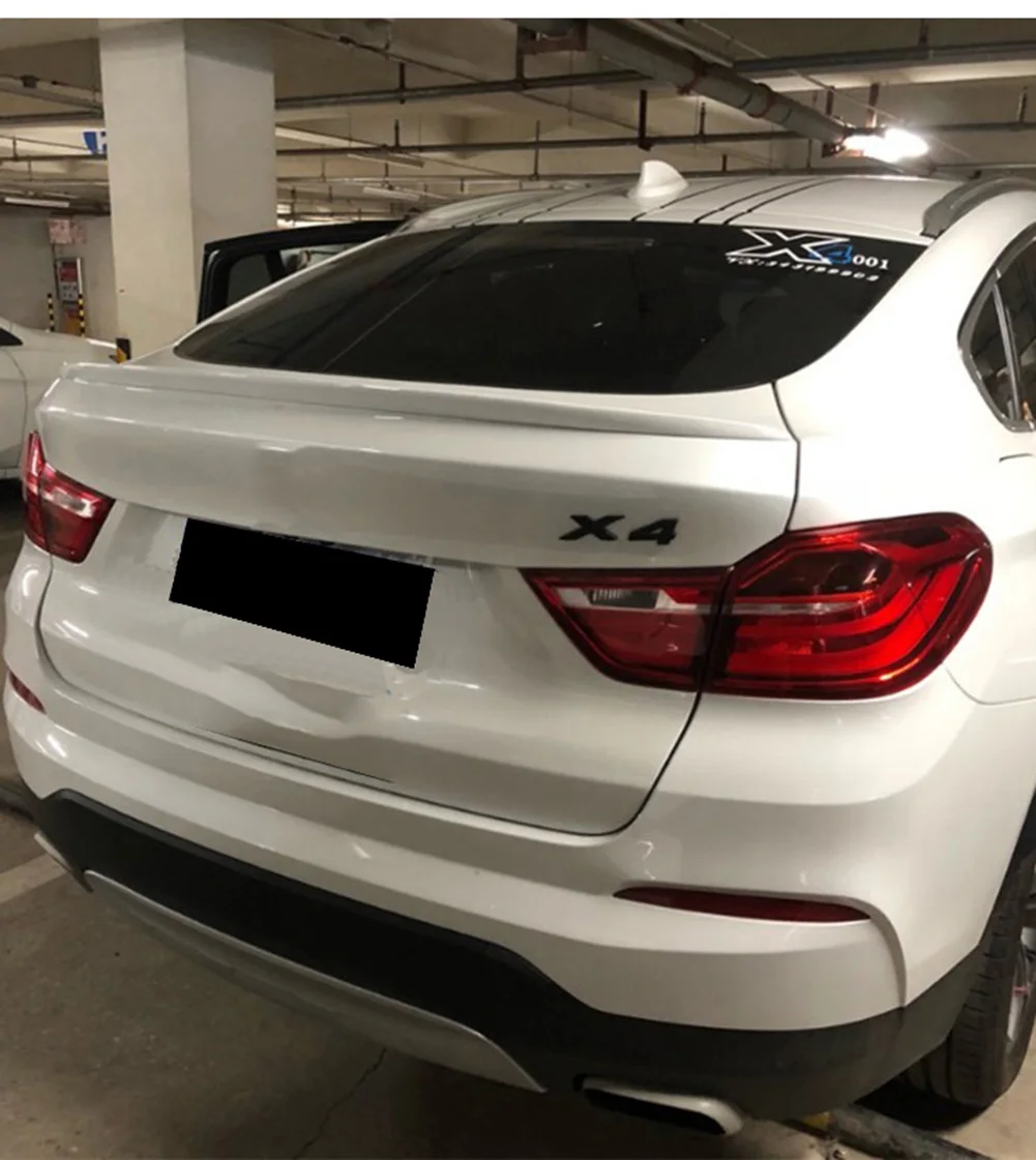 Подходит для BMW X4 2014 2015 2016 2017 2018 /X6 ABS спойлер заднего багажника крыла Lip |