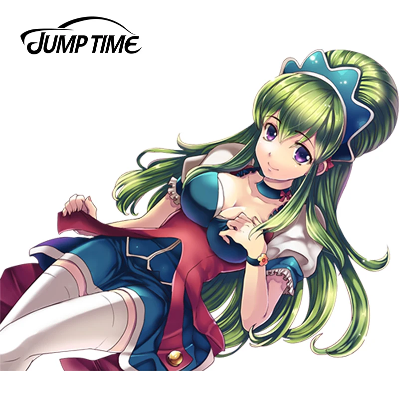 JumpTime 13 см x 10,5 см Виниловая наклейка с изображением горячей девушки иксиона саги ДТ Сексуальная красивая марианская наклейка на автомобиль гоночная водонепроницаемая
