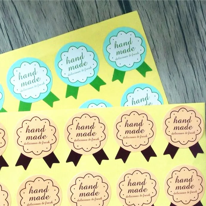 

150pcs/lot Kawaii Medal design handmade Seal Sticker for baking Gift Label Stickers For Party Favor Gift Bag Candy Box Deco