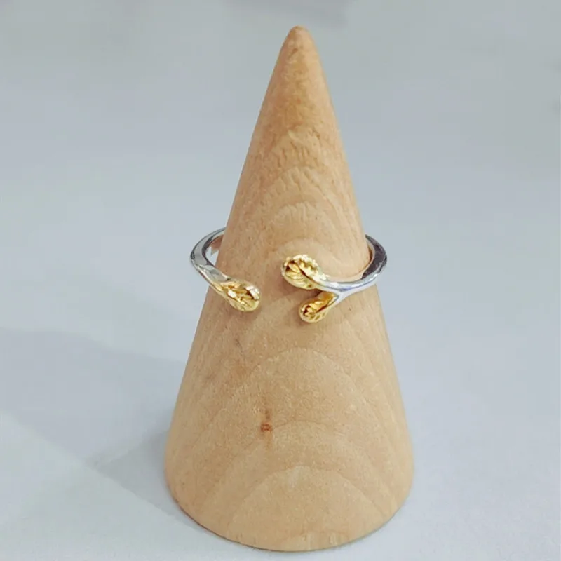 Реальные 925 стерлингового серебра Гладкий кольца для Для женщин ювелирные