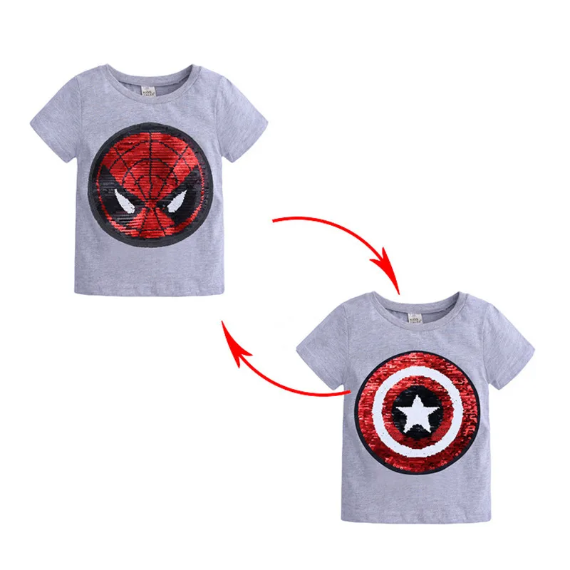 Летняя одежда для малышей хлопковые футболки девочек и мальчиков детская