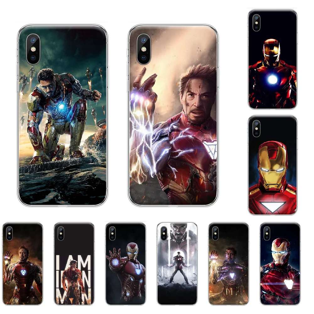 Marvel Железный человек Тони Старк Роскошный Уникальный Дизайн чехол для телефона