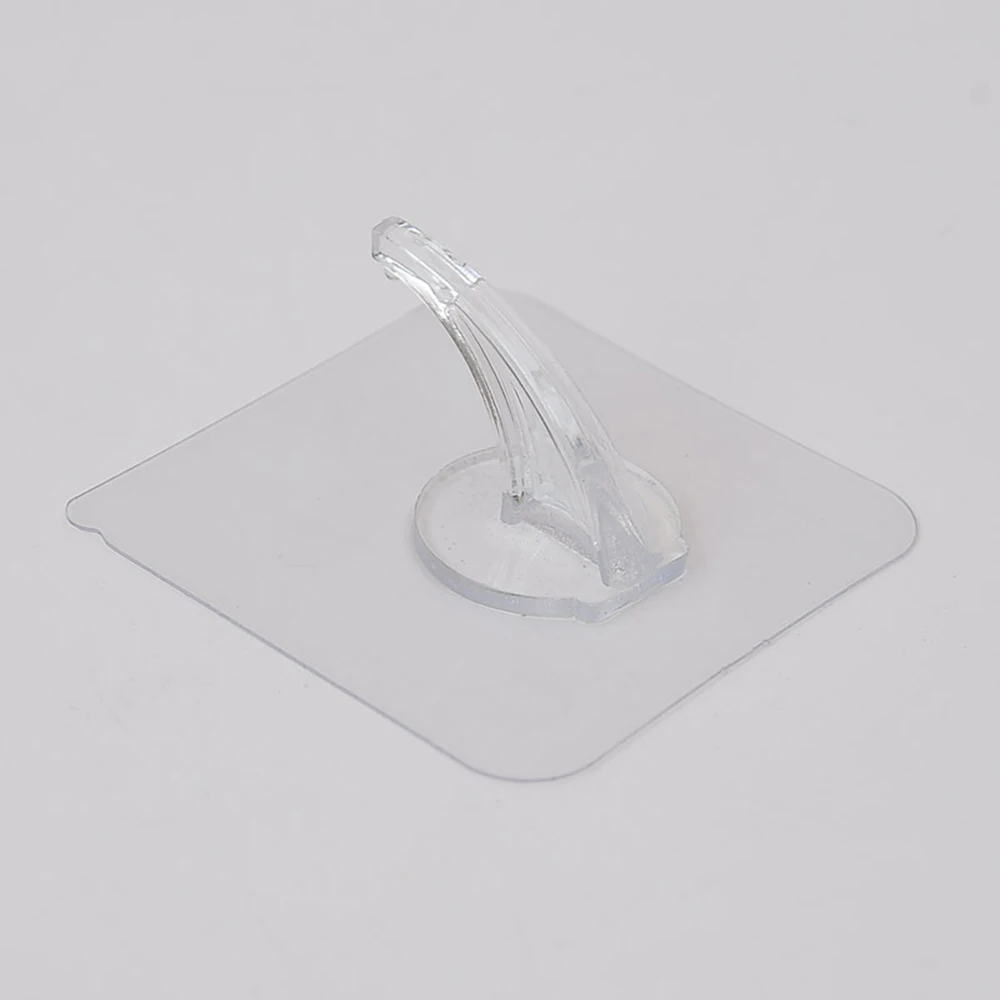 1 шт. Прозрачный Прочный самоклеящиеся двери стены Вешалки крючки станок и Punch