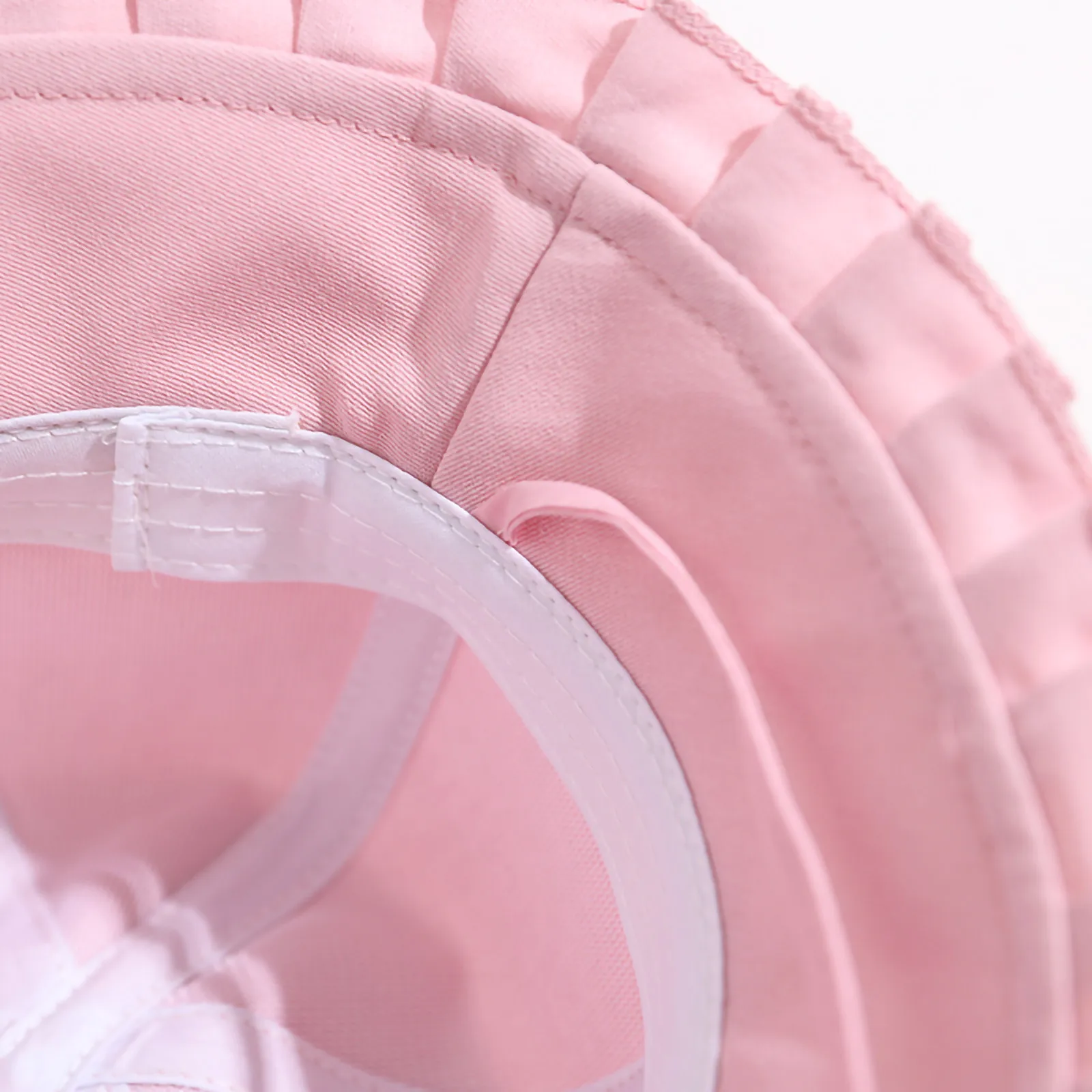 

Lovely Kids Sun Hats Pleated Side Solid color Boys Girls Beach Children Bucket Fisherman Summer 2021 Sunscreen visor Knot cap