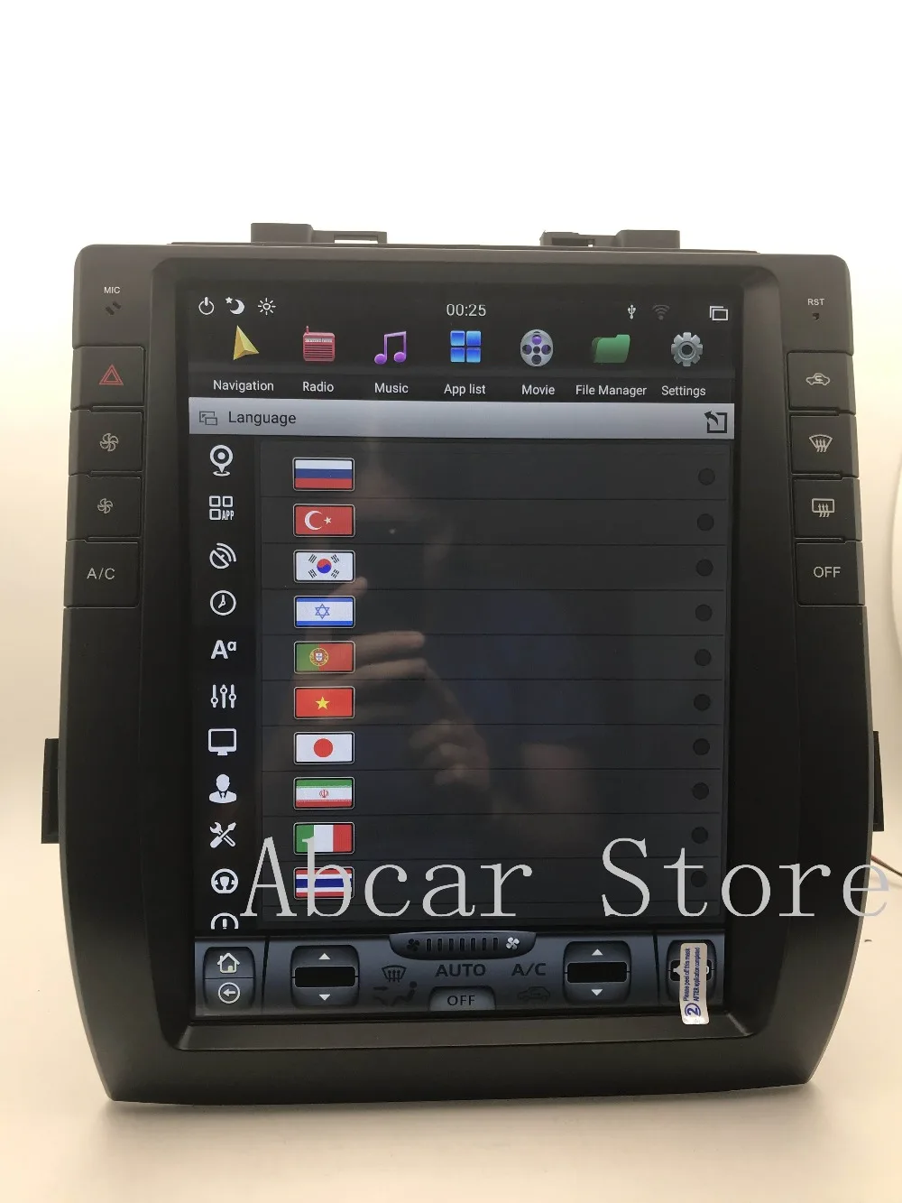 13 дюймов Tesla стиль Android 8,1 автомобильный dvd-плеер gps навигация радио авто px6 для Toyota alphard Vellfire 30 серии