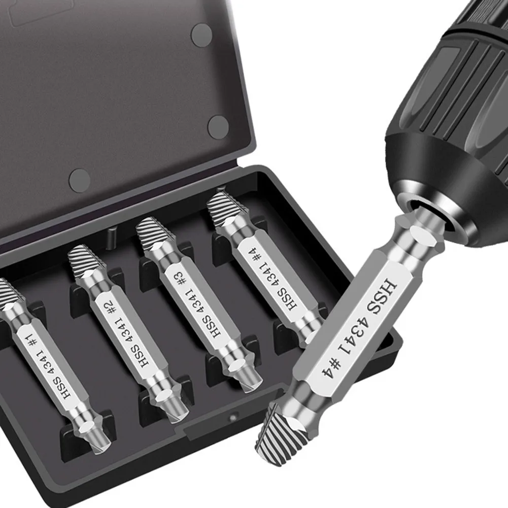 Speed Screws Out Extractor Drill Bits Tool Set Broken Damaged Bolts Remover for Woodworking NJ88 | Автомобили и мотоциклы