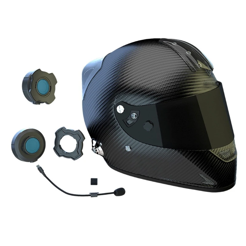 Гарнитура для шлема с костной проводимостью Bluetooth-совместимые беспроводные