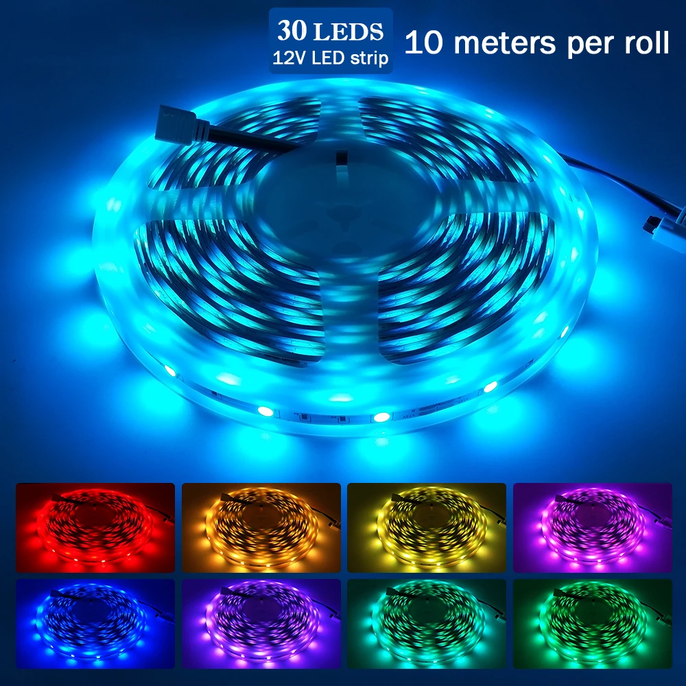 Светодиодный светильник RGB 5050 гибкий светодиодный светодиодные полосы 20 м лента