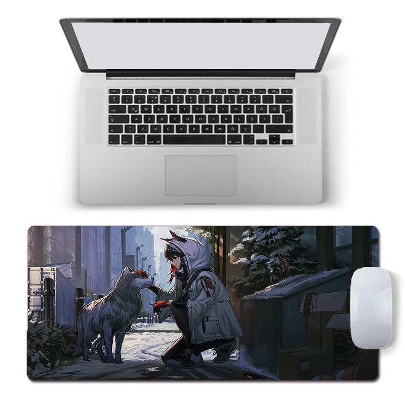 

Game Arknights Mouse pad Large Gaming Mousepad Compute Mouse Mat Gamer Stitching Desk Mat XXL For PC Keyboard Mouse Carpet