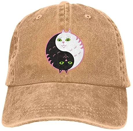 

Wholesale Hat Ying Yang Cat Men & Women Cap Adjustable Sports Cap Fashion Hat