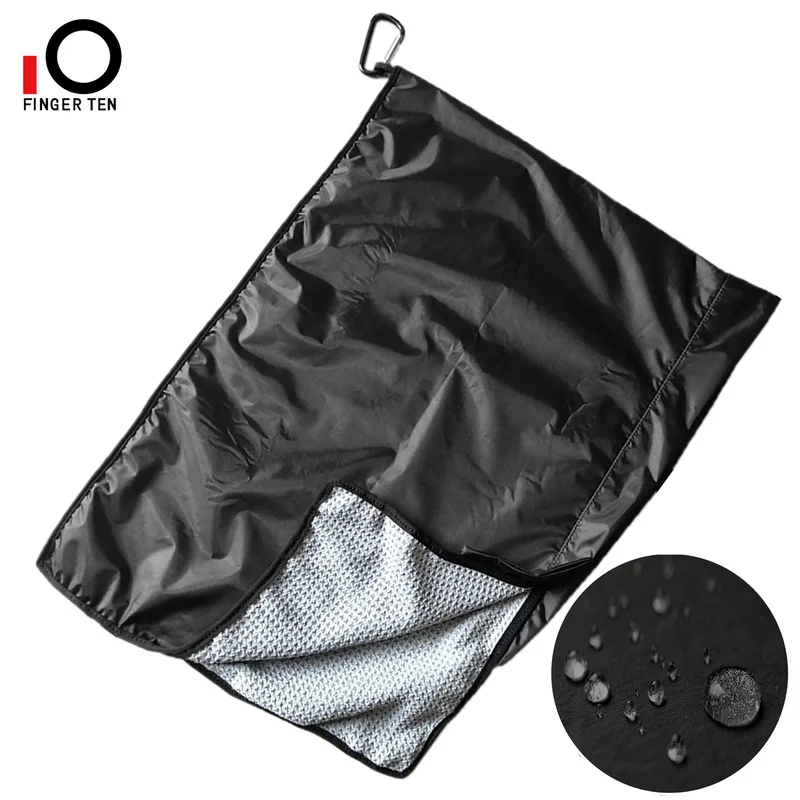 Новый дизайн водонепроницаемое полотенце для гольфа с крючком сумка дождливой