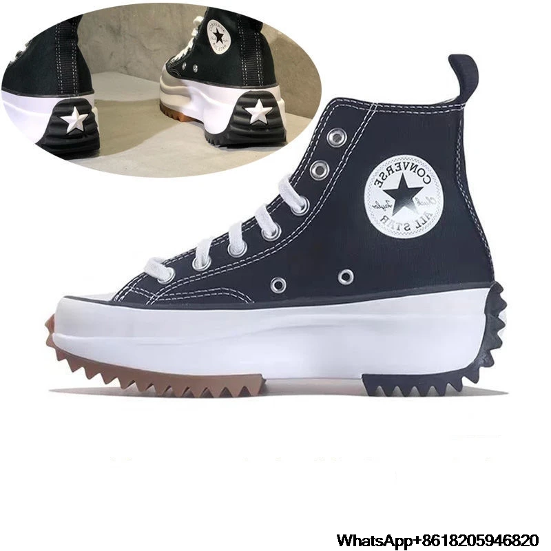 

New chuck Run Star Hike1970s platform Reconstructed Slam Jam Triple White High Low Mens Women Sport Sneakers 36-44