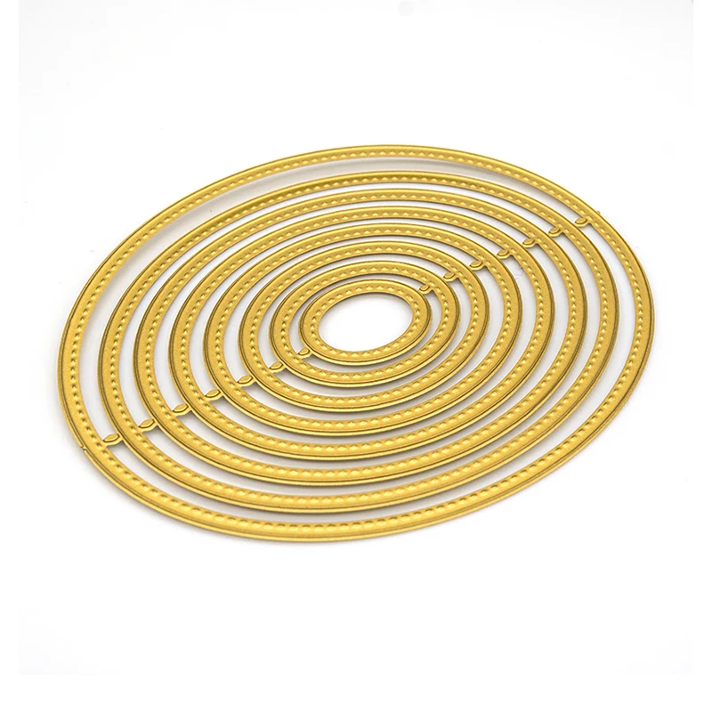 Кружевные овальные штампы для скрапбукинга металлические Вырубные поделок