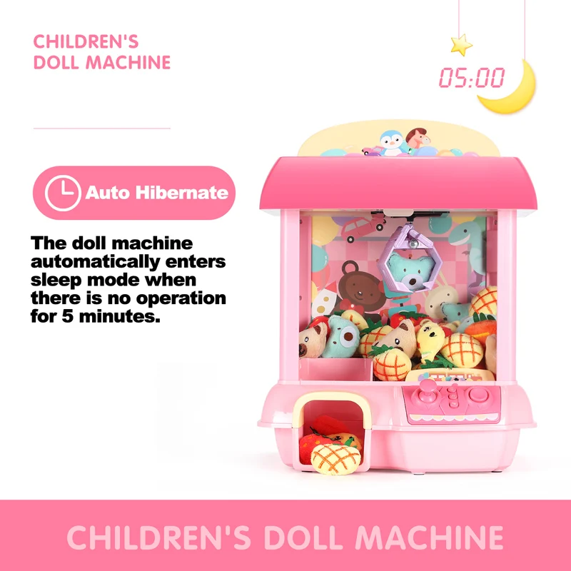 Игровой захват с монетами для кукол игровой автомат аркадных игр конфет кран