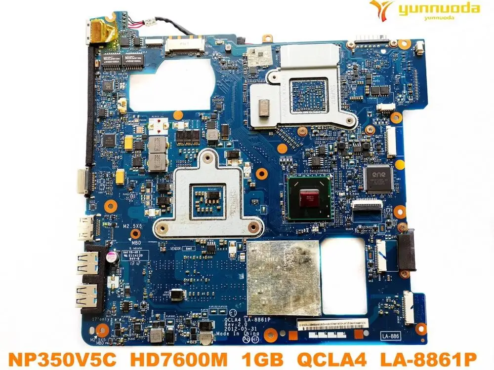 Оригинальное для Samsung NP350V5C Материнская плата ноутбука HD7600M 1 ГБ QCLA4 LA 8861P