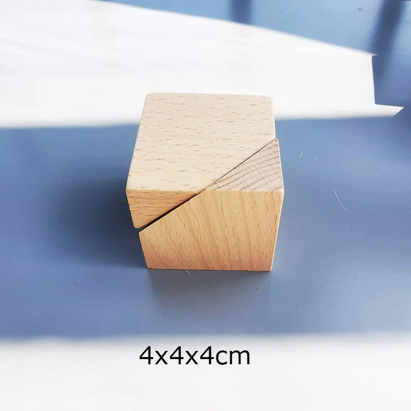 18 шт./компл. ручная роспись Буковые деревянные кирпичи с цветами/роспись своими