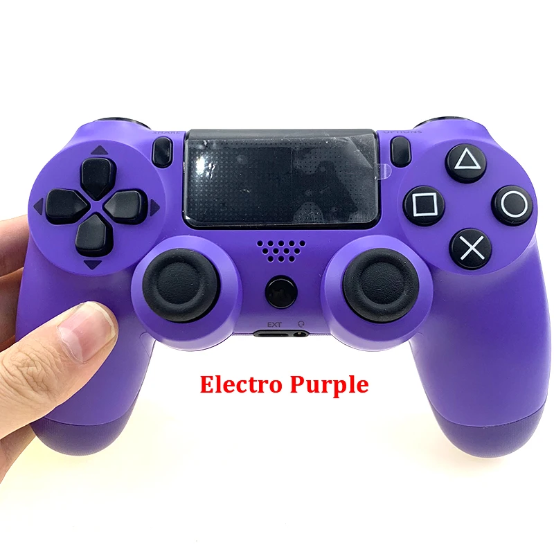 Electro Purple Для беспроводного геймпада контроллер для Playstation Dualshock PS4 4 Bluetooth джойстик геймпады для PS4/PS4 Pro Silm PS3 PC Игры - Цвет: Electro Purple