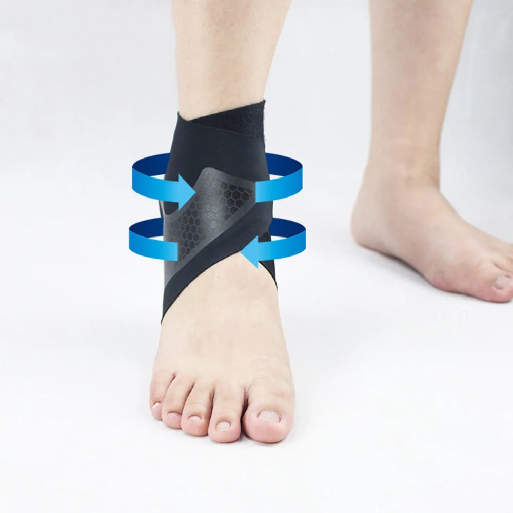 

2 Pcs Sports Ankle Support Comfortable Fitness Riding Ankle Brace for Exercise Basketball Ankle Sprain Black Size