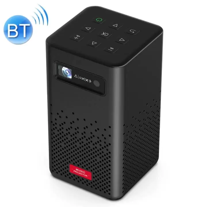 

Infrared Remote Control 100ANSI Lumens 2.4G / 5G Wifi Smart Music Projector