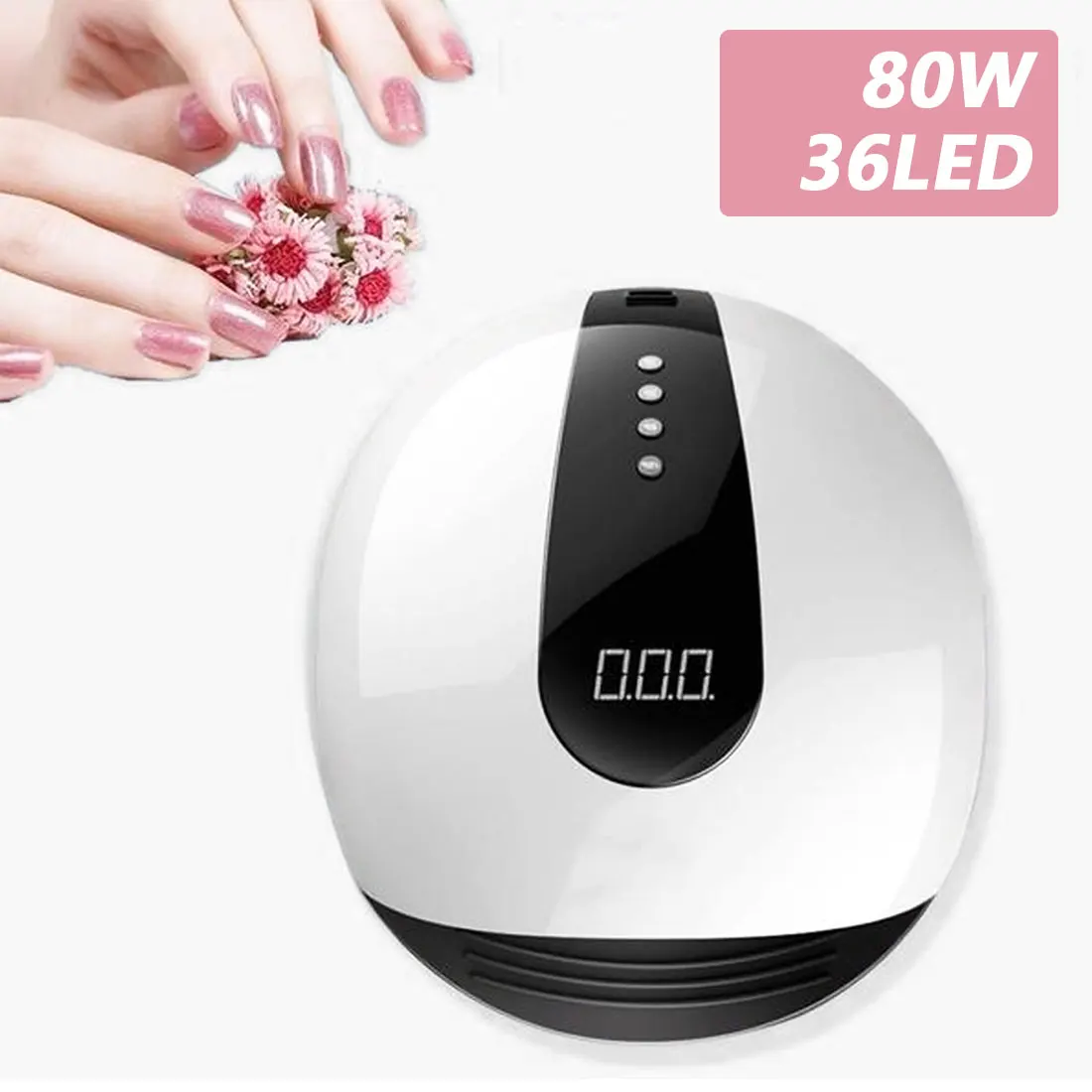 

80W Nail Dryer UV LED Nail Lamp For Manicure Drying Gel Nail Polish Varnish Gel Lamp Auto Sensor Pedicure Salon Tool