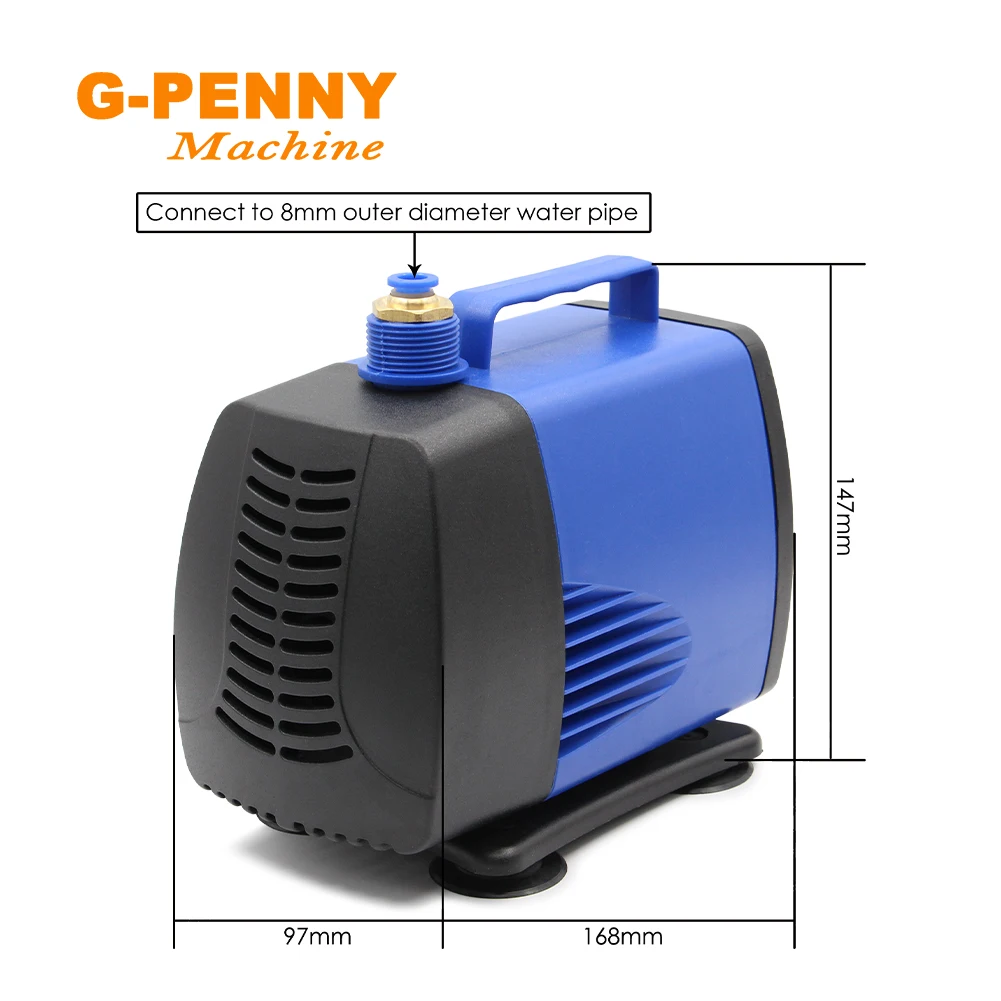 Водяной насос 150W 220V Макс 5m максимальный расход 5000L/H Многофункциональный
