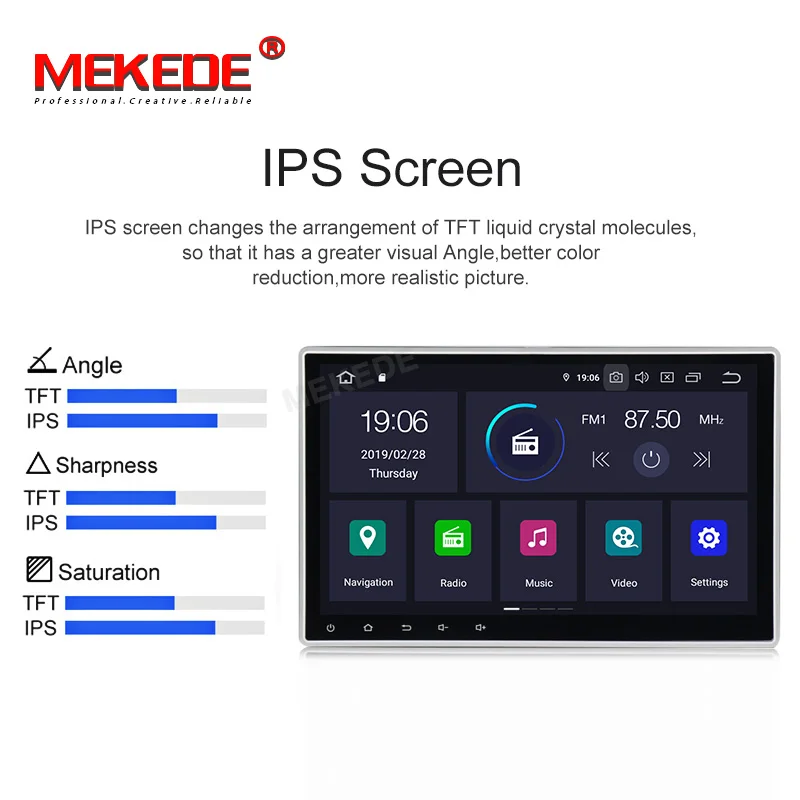 Mekede Android 9 0 4G DSP 10 1 дюймов автомобильный GPS dvd плеер для nissan универсальный с BT WIFI