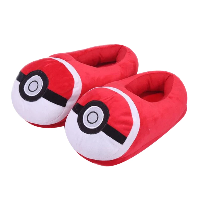 J Мягкая Плюшевая обувь 28 см; Psyduck Snorlax Gengar Mudkip Eevee Sylveon Umbreon; Домашние зимние теплые модные тапочки; подарок - Цвет: J