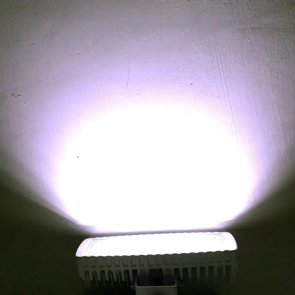 2x Светильники для лодок Led Bar водонепроницаемые с белым корпусом 36W Навигационные морские светильники для палубы и причала с широкой лучистостью для рыболовного грузовика SUV.
