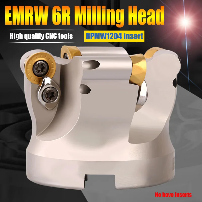 Фрезерная головка EMRW6R 50 22 4T EMRW 6R 63 6R100 32 6T инструменты для наплечных фрезерных