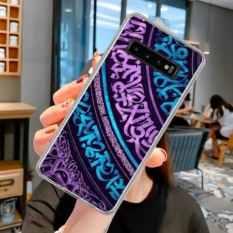 

minimalist art Phone Case transparent for Samsung S10 plus S10 E(lite) S6 S7 edge S8 S9 Plus Brand