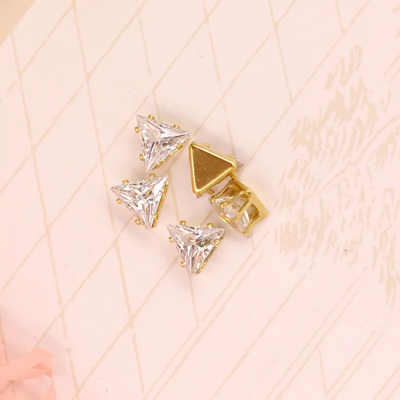 ZOTOONE 8 мм 5/10/20 шт. стразы кристаллы без горячей фиксации с плоской задней стороной