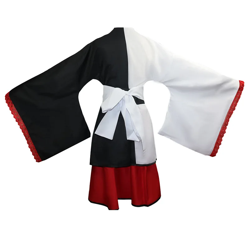Danganronpa Monokuma кимоно костюм для косплея мужской форма комплект Аниме Драконий