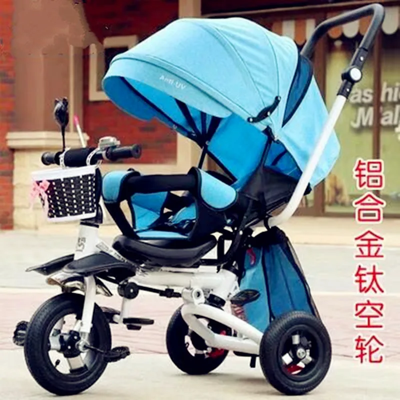 3 в 1 Детская трехколесная коляска детская с колесами тележка тройка велосипедная