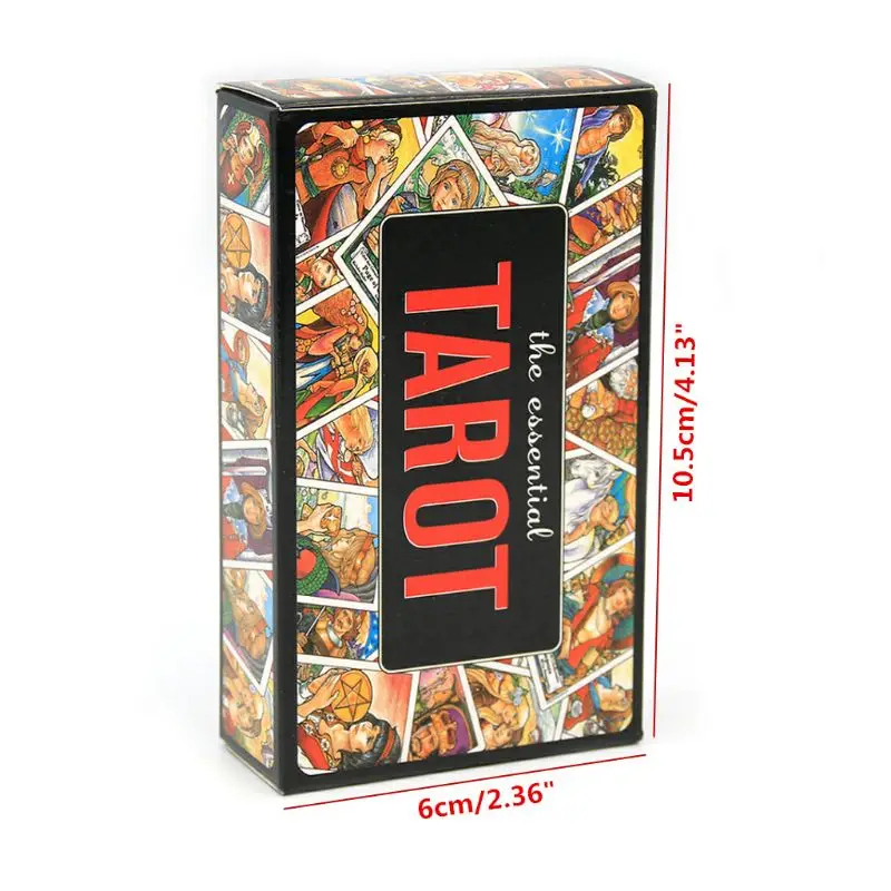 

The Essential Tarot 78 Cards Deck Family Party Board Game Oracle Playing Card Mysterious Divination