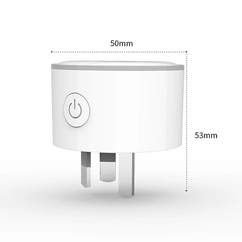 Австралийская умная розетка Wi-Fi Tuya 10A ночсветильник Новая Зеландия Аргентина