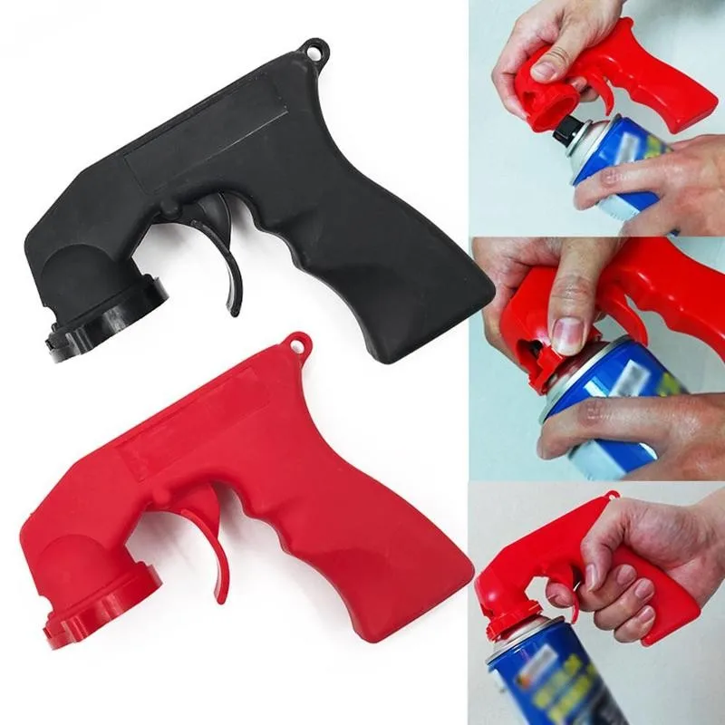 Professional Aerosol Car Spray Adaptor Paint Gun Handle Adapter Full Grip Handle Trigger Airbrush For Auto Paint Polish Tools