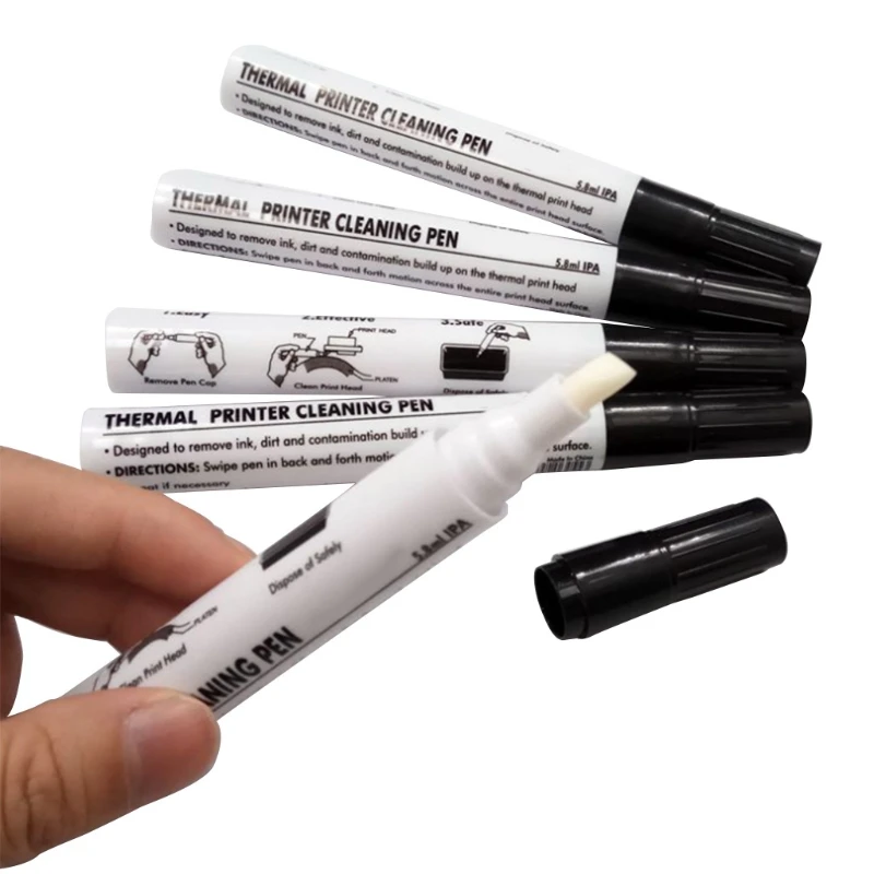 

5 Useful Repair Pens, Sterilizing Pens, Printer Print Head Cleaning Pens, Label Card Printers, Thermal Printer Cleaning Pens