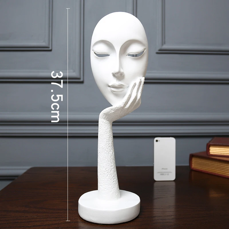 Декор для дома статуя украшения стола аксессуары 3D маска лица абстрактная