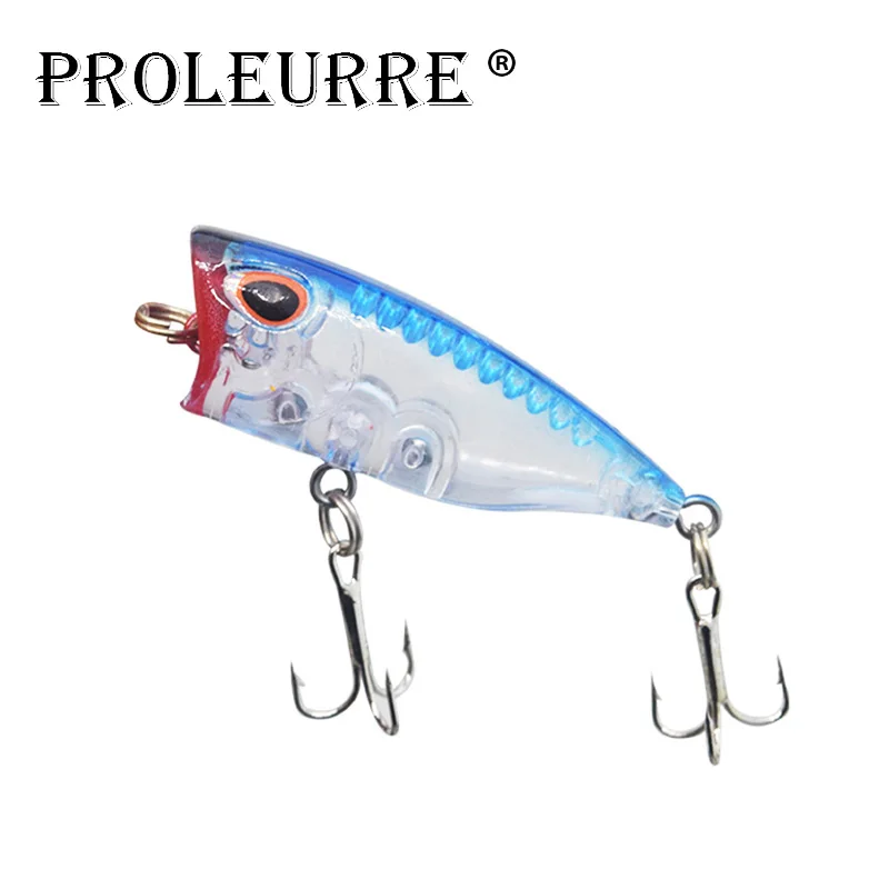 1 шт мини Поппер твердая наживка блесна для рыбалки 40 мм 3g с функцией Crankbait