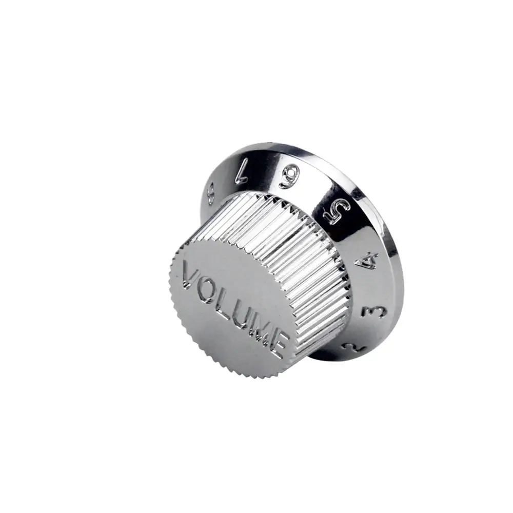 FLEOR 12pcs Silver Plating Plastic ST Guitar Knobs Volume / Tone Speed Control For Style Electric | Спорт и развлечения