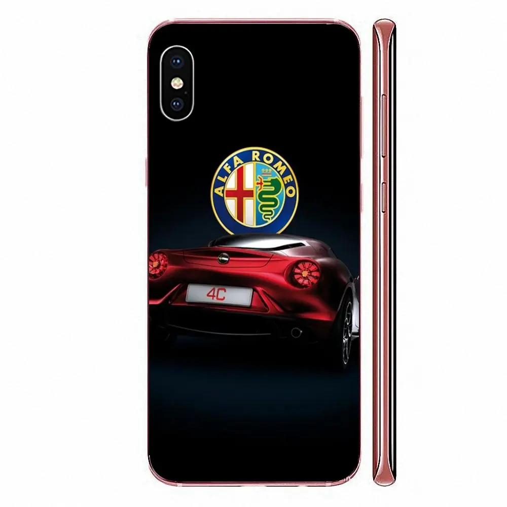 Чехол Alfa Romeo Logo TPU для Samsung Galaxy A10 A10S A20 A20S A20E A30 A30S A40 A40S A50 A50S S8 S9 S10 S20 Plus | Мобильные