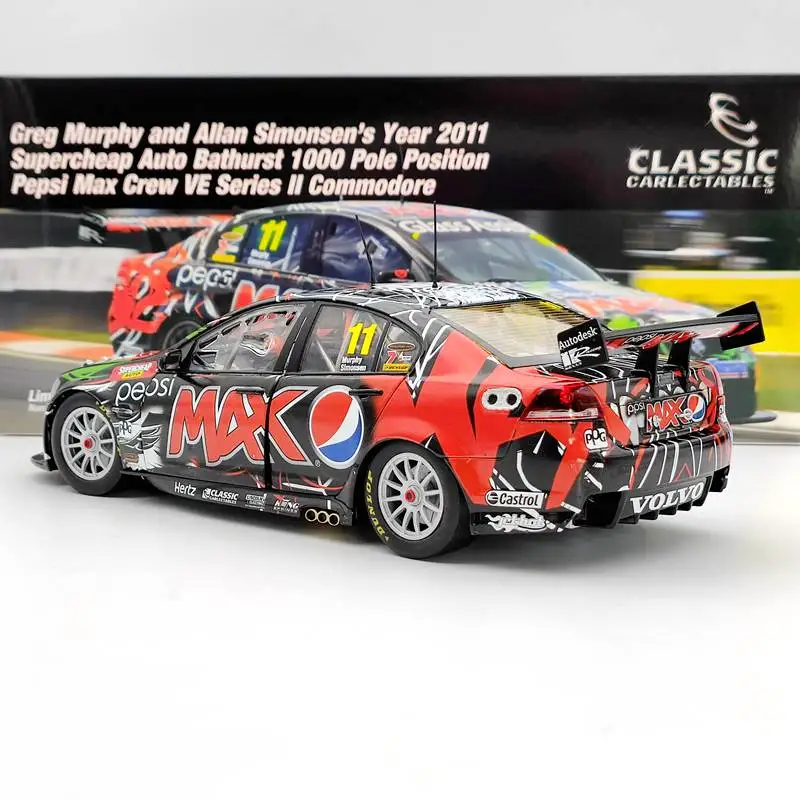 Классический 1:18 для Грега Мерфи 2011 Supercheap Auto Bathurst 1000 Pole P ~ psi Max Crew VE Series II |
