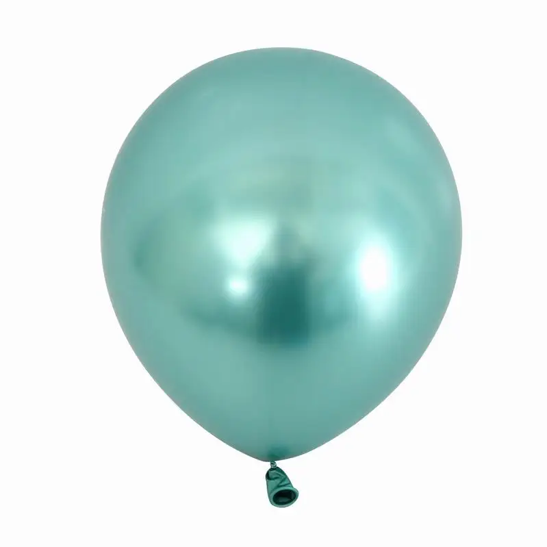 10pcs green 10 шт. смешанные золотые воздушные шары украшения на день рождения Дети Взрослые металлические надувные шары шар воздушный шар на день рождения Декор балон - Цвет: 10pcs green