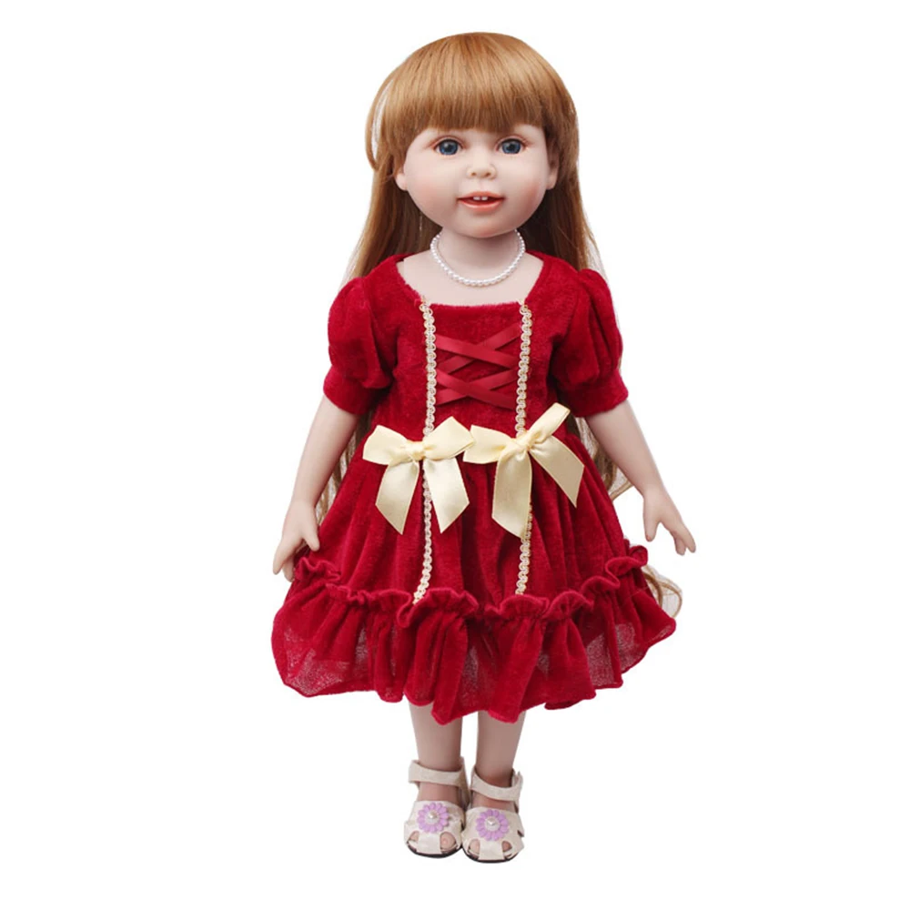 Горячая Распродажа кукольная одежда 15 стилей юбка с бантом узоры для 18 дюймов